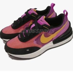 Nike youth Wafle one ps Activa, fuchsia university, pink casual sneaker S/12 ￼